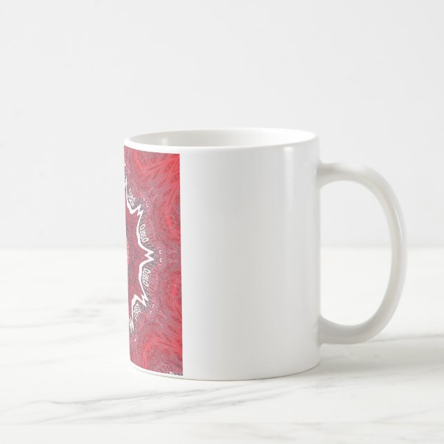 Sindhi Ethnic Tribal Mönster Art Skriv ut Kaffemugg (Höger)