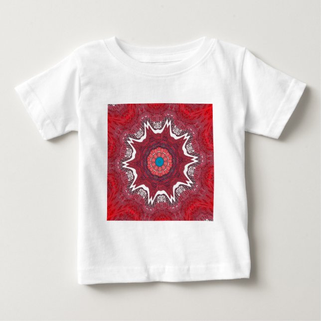 Sindhi Ethnic Tribal Mönster Art Skriv ut Tee (Framsida)