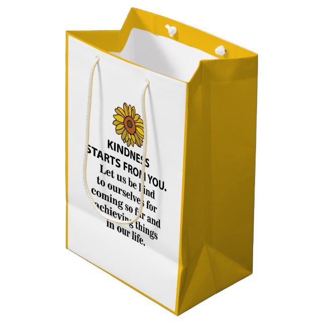 Sindness inspirational Quote Solros Kindness (Framsidan Vinklad)