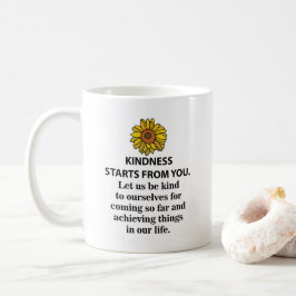 Sindness inspirational Quote Solros Kindness Kaffemugg
