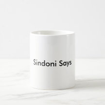 Sindoni något att sägamugg