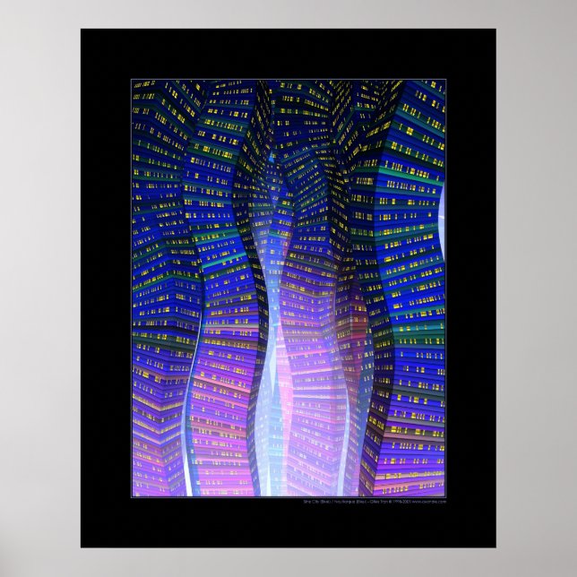 Sine City (blå) Poster (Framsidan)