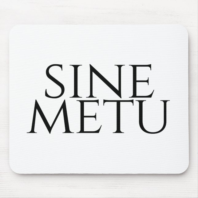 Sine Metu - utan rädsla Musmatta (Framsidan)