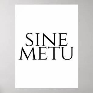 Sine Metu - utan rädsla Poster