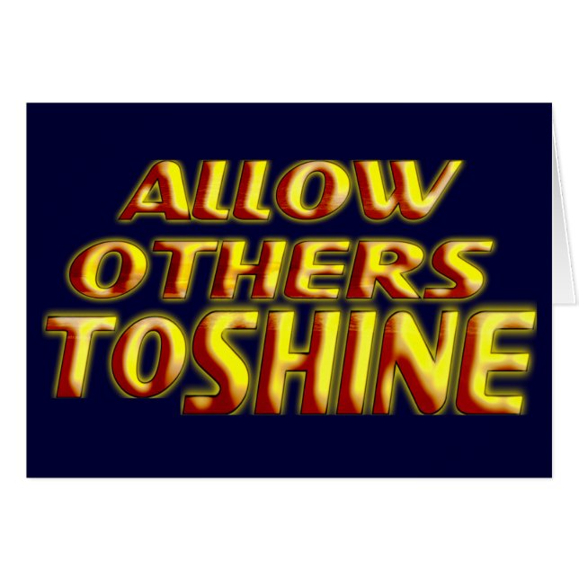 Sine your Soul Hälsningskort (Framsidan Horizontal)