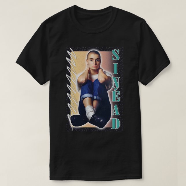 Sinead OConnor 90s Aesthetic Fläkt Design T Shirt (Design framsida)