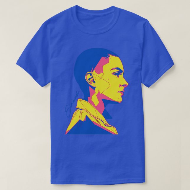 Sinead OConnor Fläkt Art T Shirt (Design framsida)