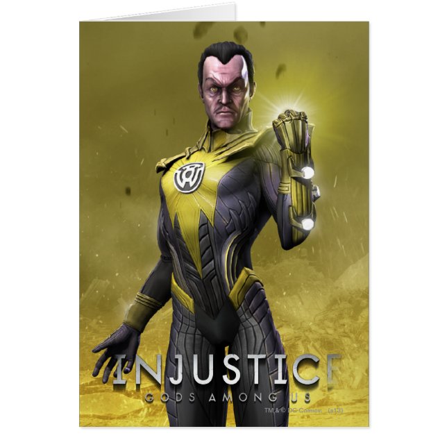 Sinestro Hälsningskort (Framsidan)