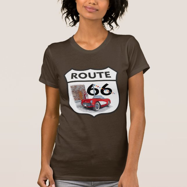 Sing route 66 gifts t shirt (Framsida)