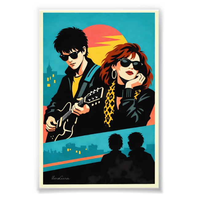 Sing Street Inspired Retro Movie Poster (Framsidan)