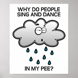 Singa och dansa i pisskul skylt