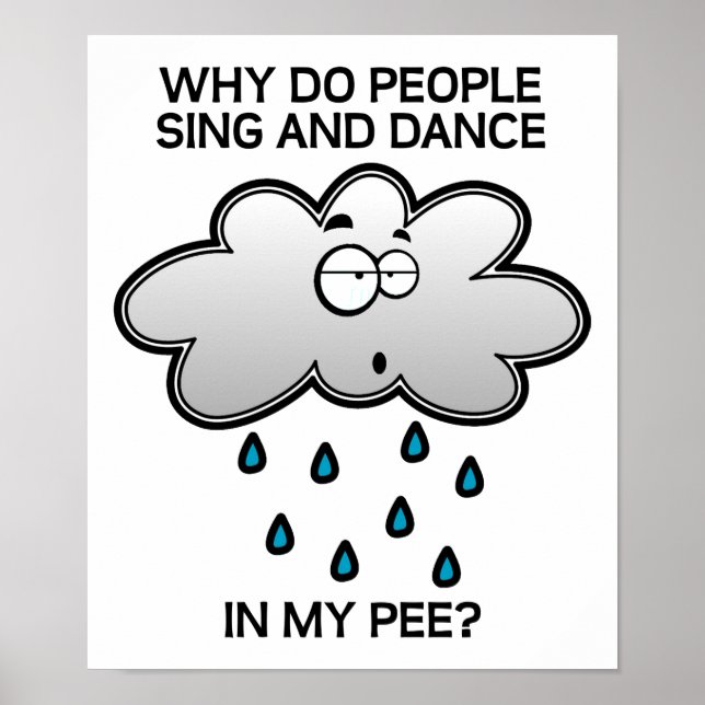 Singa och dansa i pisskul skylt (Framsidan)