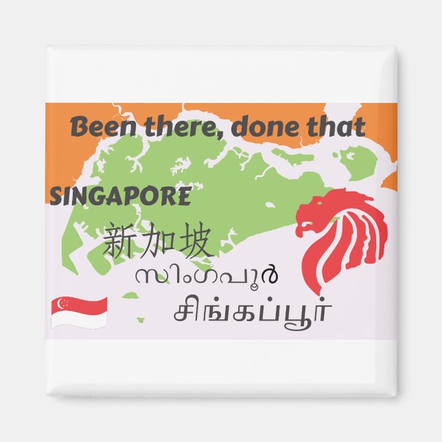 Singapore 10 magnet (Framsidan)