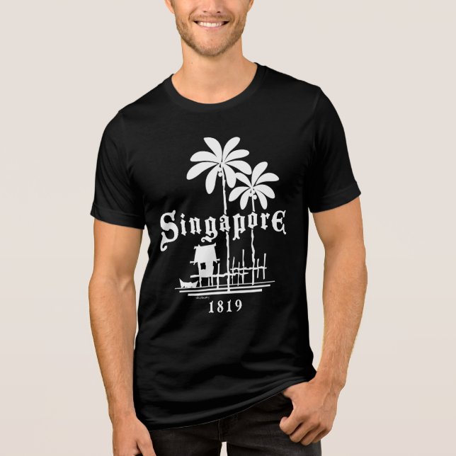 Singapore/1819-Mörken T Shirt (Framsida)