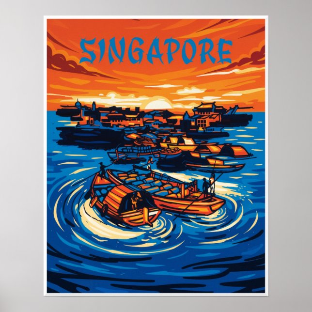 Singapore affisch (Framsidan)