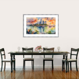 Singapore - Archival Art Print Poster