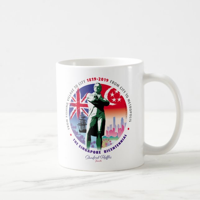 Singapore Bicentennial Collection v2 Kaffemugg (Höger)