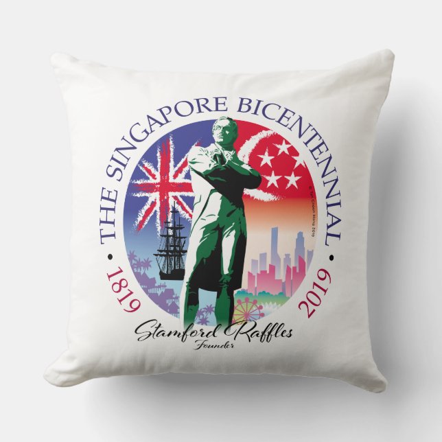 Singapore Bicentennial Collection v2 - Mugg Kudde (Framsida)