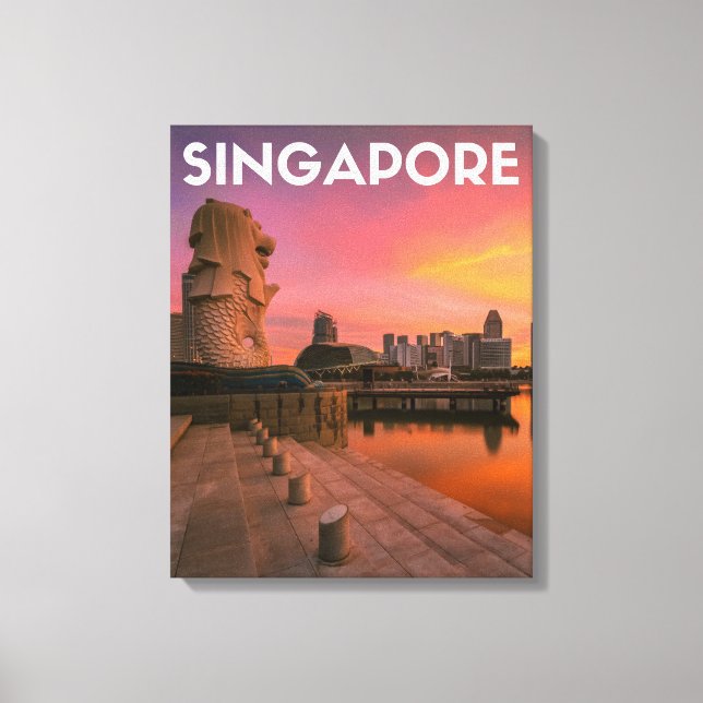 Singapore Canvastryck (Framsida)
