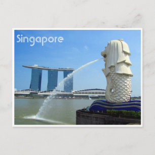 singapore casino merlion vykort