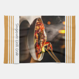 Singapore Chili Crab Kitchen Towel Kökshandduk