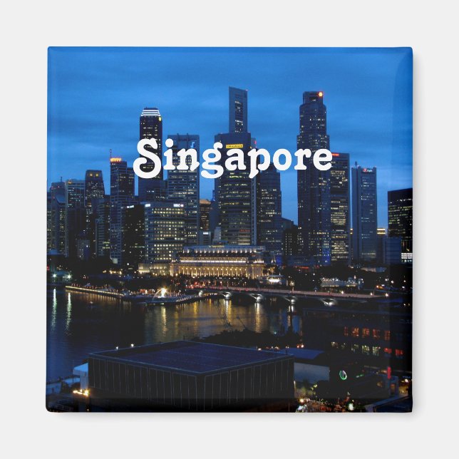 Singapore Cityscape Magnet (Framsidan)
