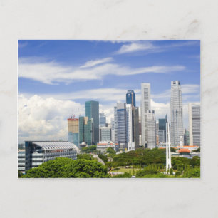 Singapore cityscape vykort