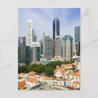 Singapore cityscape vykort
