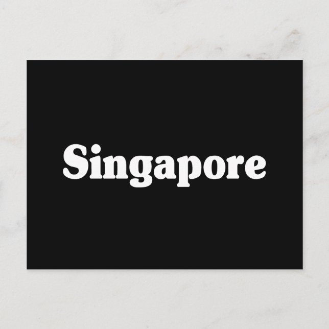 Singapore Classic Stil Vykort (Framsida)