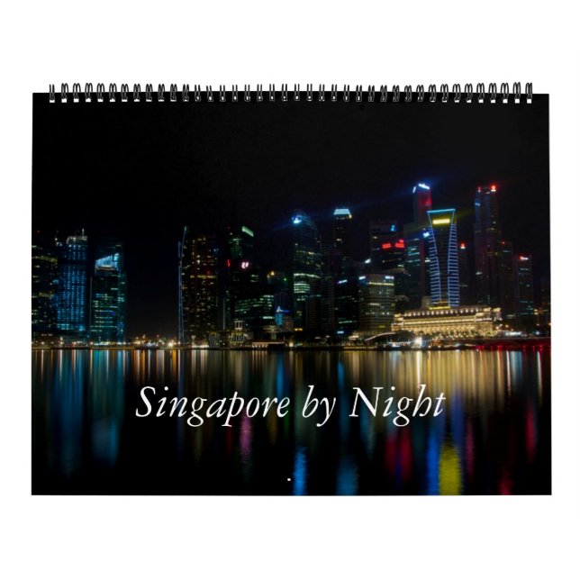Singapore efter natt kalender (Omslag)
