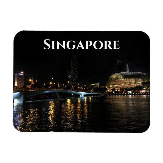 Singapore Esplanade Theater #1 Magnet (Horisontell)