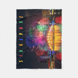 Singapore Fireworks Fleecefilt