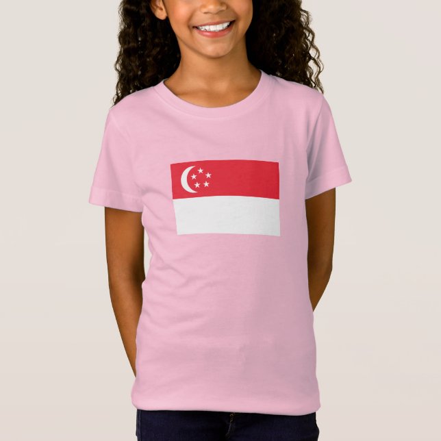 Singapore Flag T Shirt (Framsida)