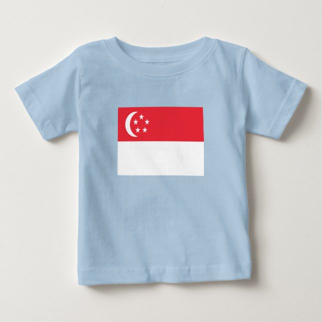 Singapore Flag T Shirt (Framsida)