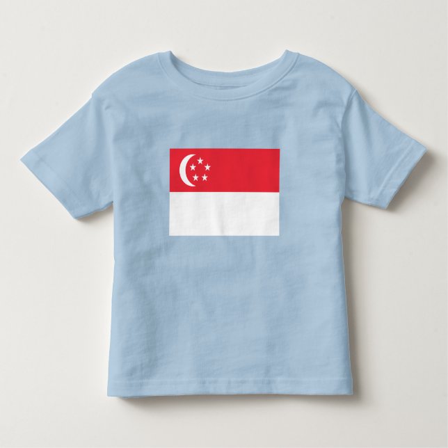 Singapore Flag T Shirt (Framsida)
