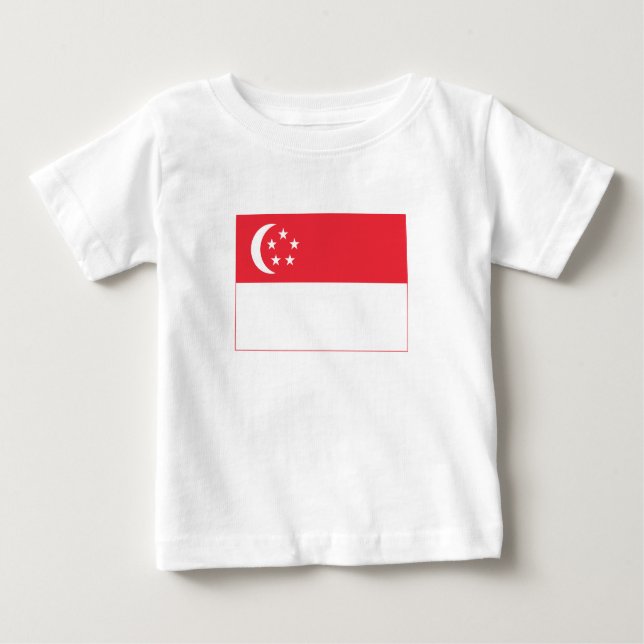 Singapore Flag T Shirt (Framsida)