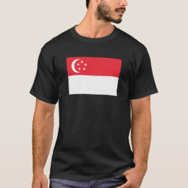 Singapore flag T-Shirt, Patriotic  T Shirt