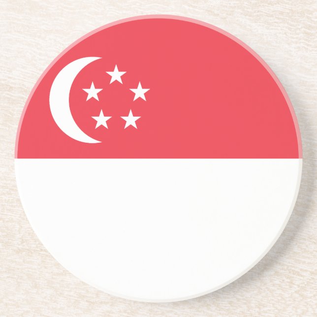 Singapore Flag Underlägg (Framsidan)