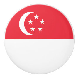 Singapore flagga knopp