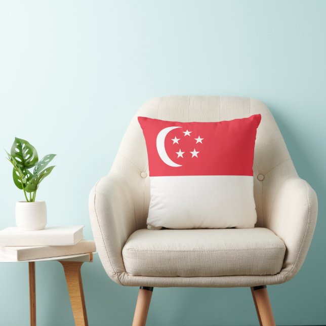 Singapore flagga kudde (Stol)