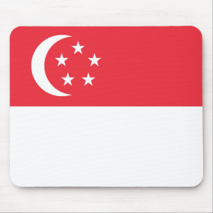 Singapore Flagga Magnet Musmatta