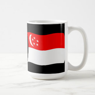 Singapore Flagga Mugg