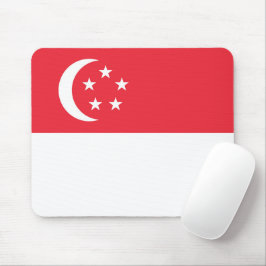 Singapore flagga musmatta