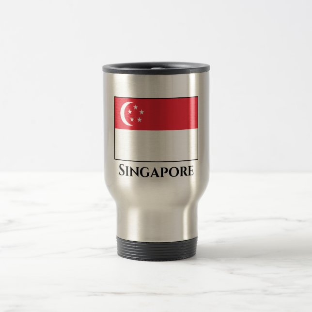 Singapore Flagga Resemugg (Center)