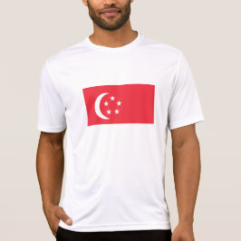Singapore flagga t shirt