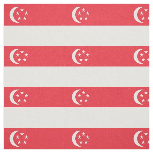 Singapore flagga tyg (Provkarta)
