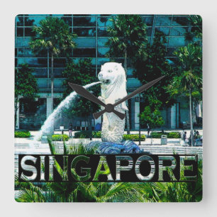 Singapore Fyrkantig Klocka