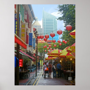 Singapore - gammal och ny poster