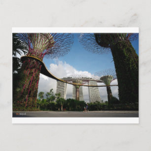 Singapore - Garden by Bay and Marina Bay Sands Vykort