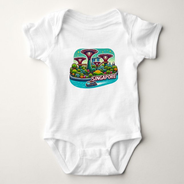 Singapore Garden T Shirt (Framsida)